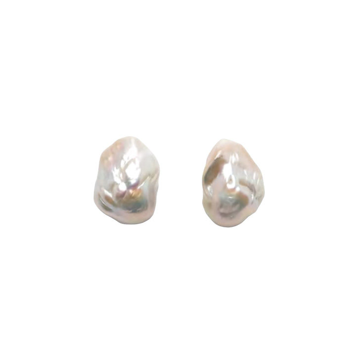 BAROQUE PEARL PIERCED EARRINGS