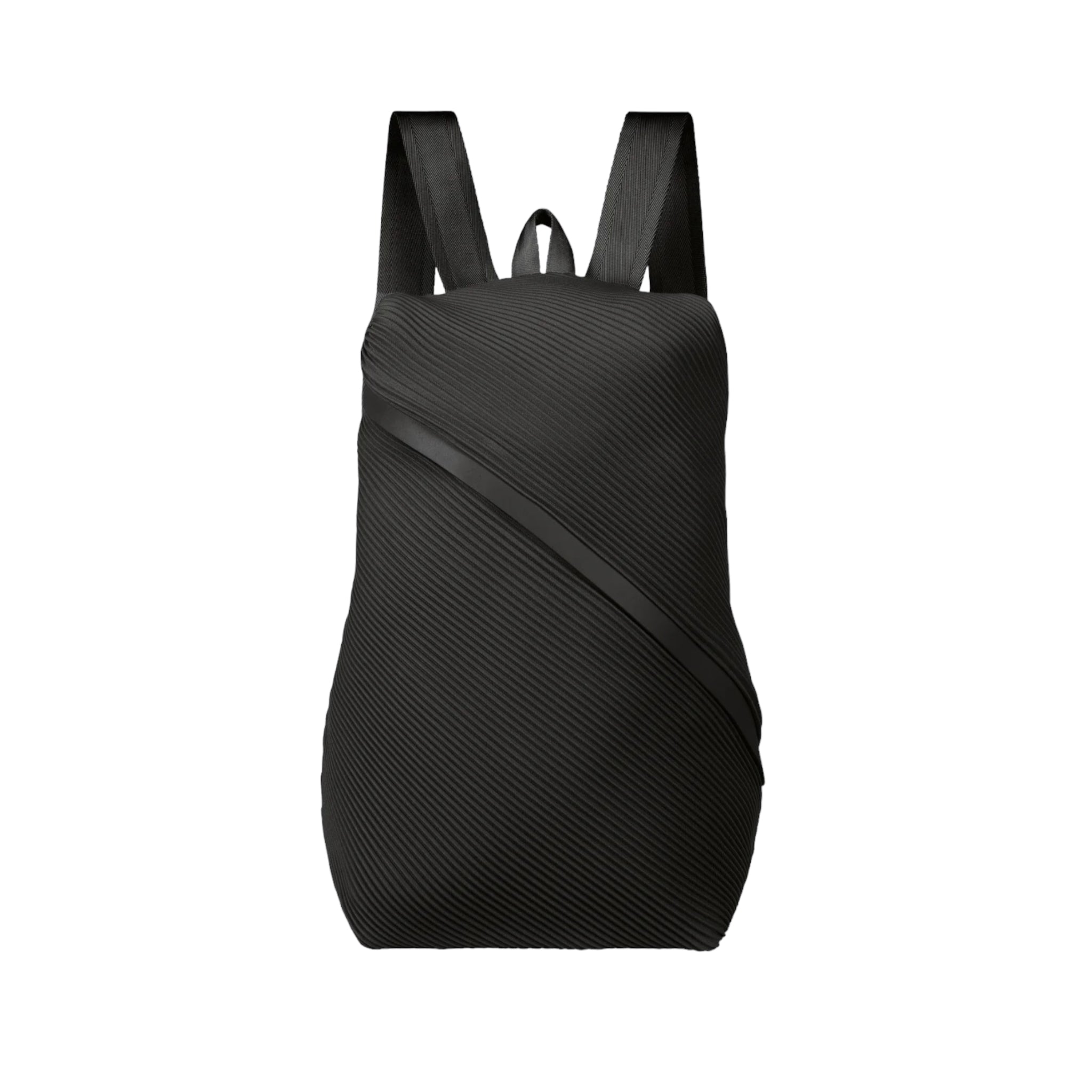 BIAS PLEATS BACKPACK