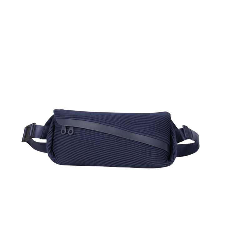 BIAS PLEATS WAISTBAG