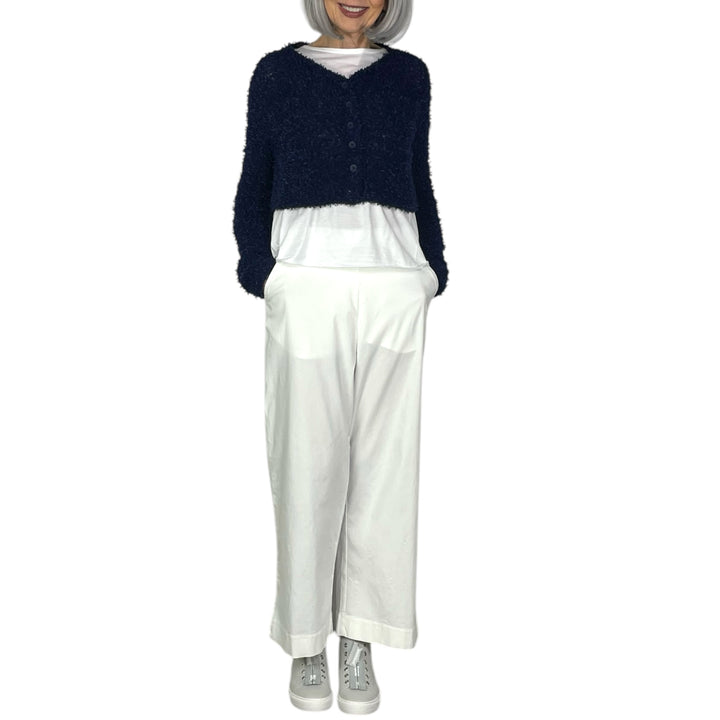 SOLID WIDE LEG PANT