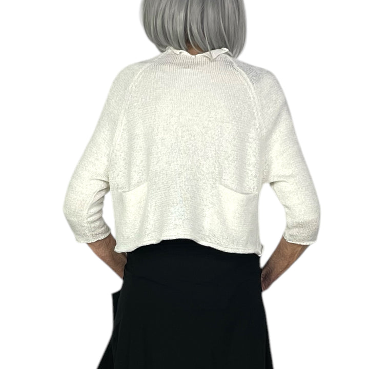 3/4 SLEEVE SHORT CARDIGAN