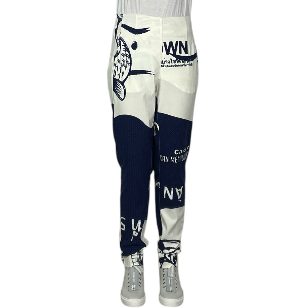 PRINTED SLIM PANT