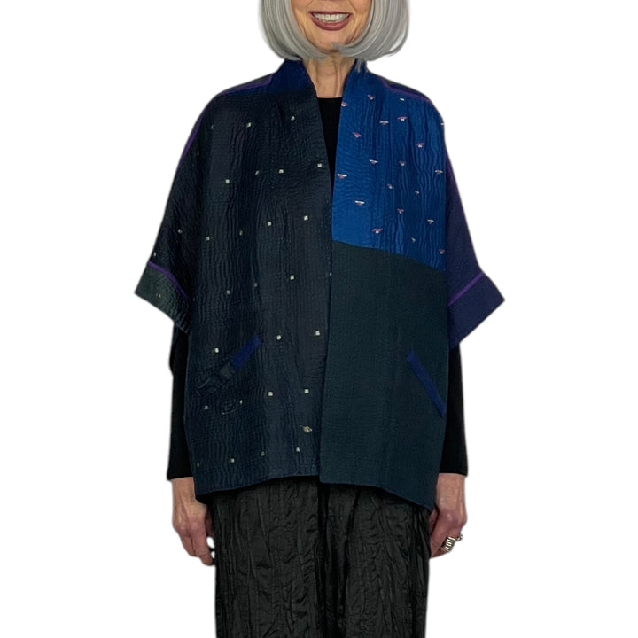 JAIPUR PATCH MINI PONCHO