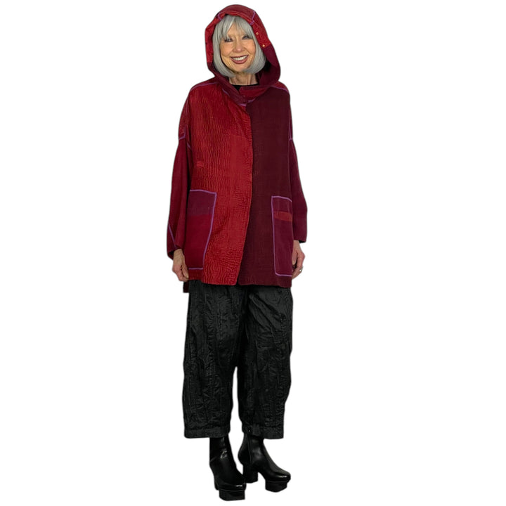 JAIPUR PATCH HOODIE PONCHO JACKET