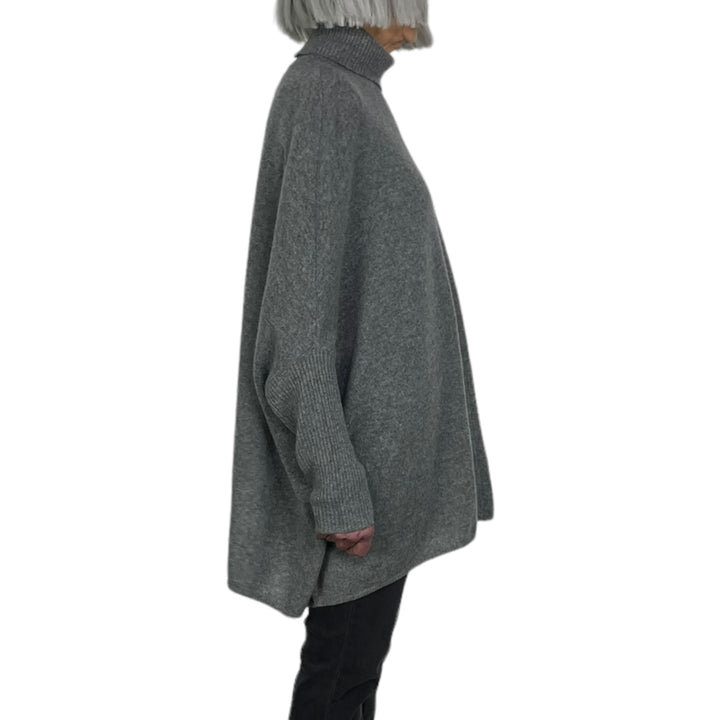 JOJO CASHMERE PONCHO PULLOVER