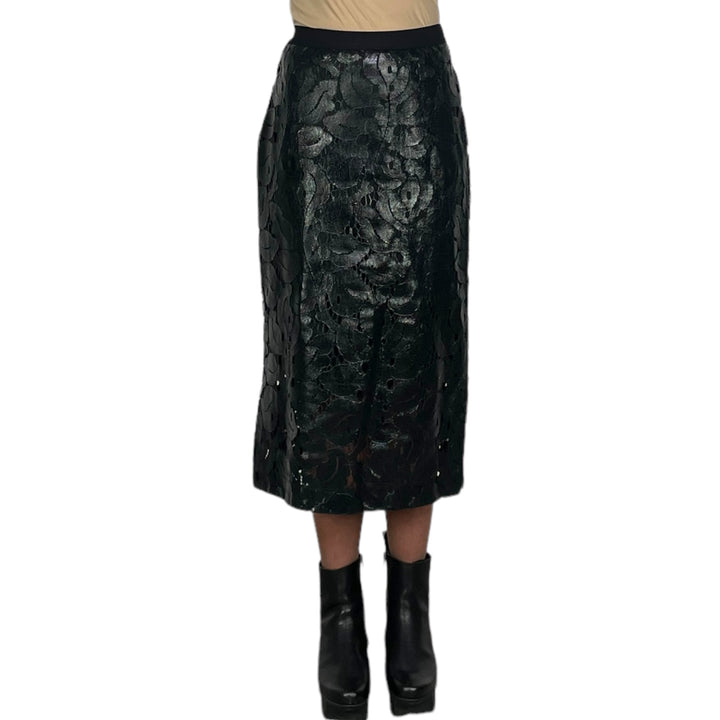 LACE SKIRT W/FOIL