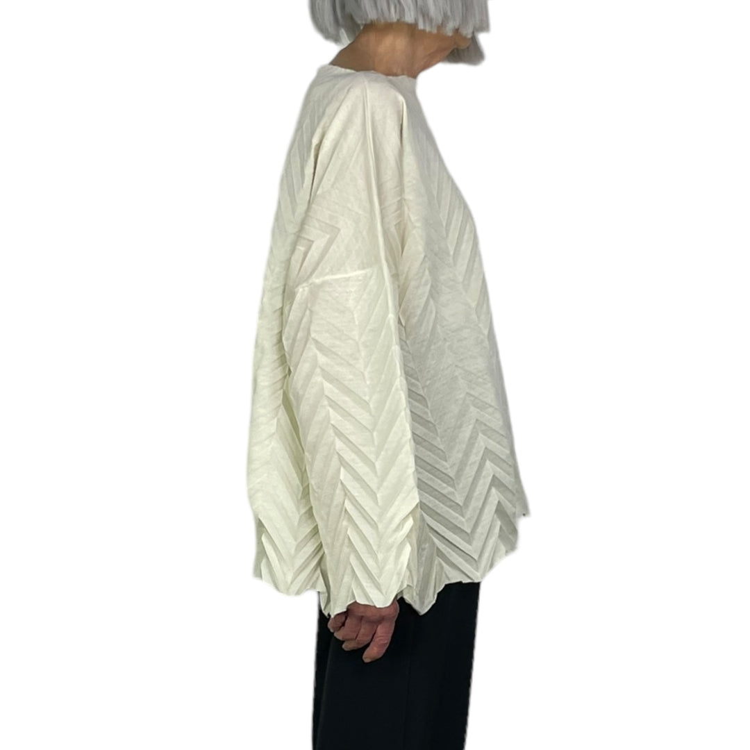 PLEATED PULLOVER