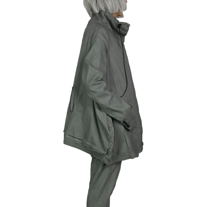 STRETCH TWILL A-LINE JACKET