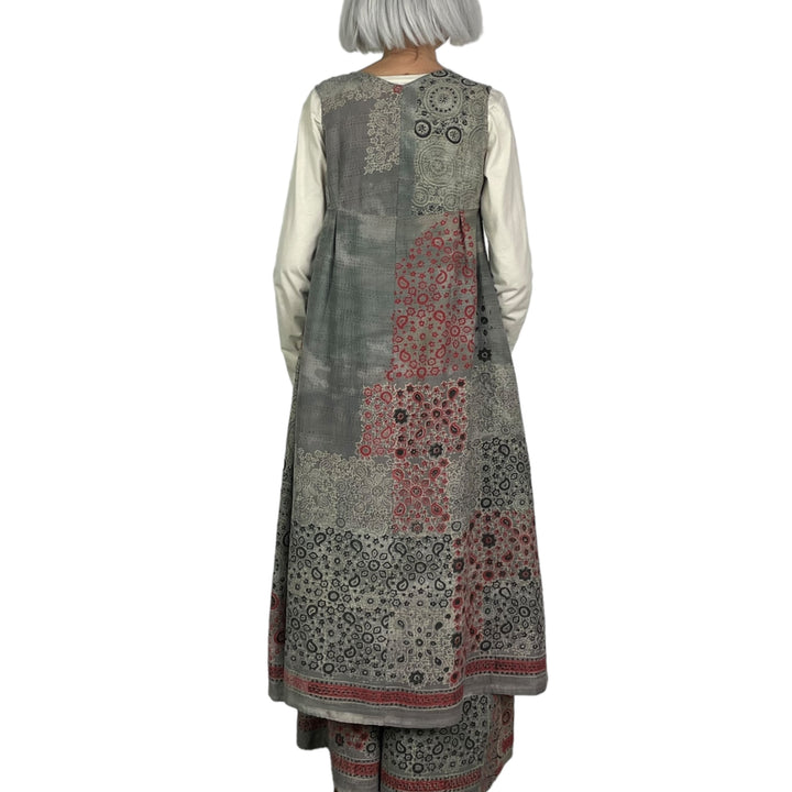 MANHATTAN AJRAKH HI-WAIST TUNIC VEST