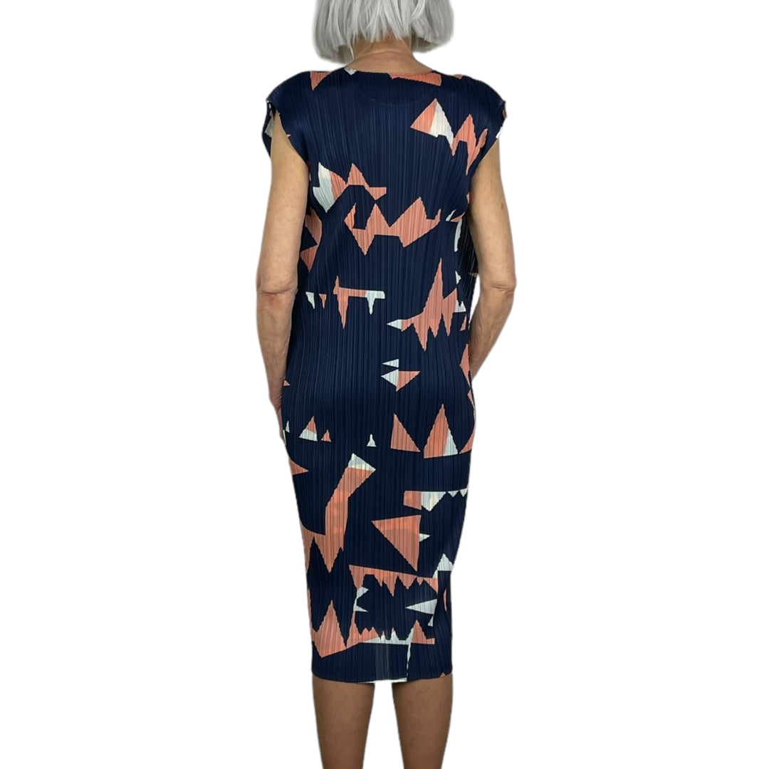 LUCID PRINT CAP SLEEVE DRESS