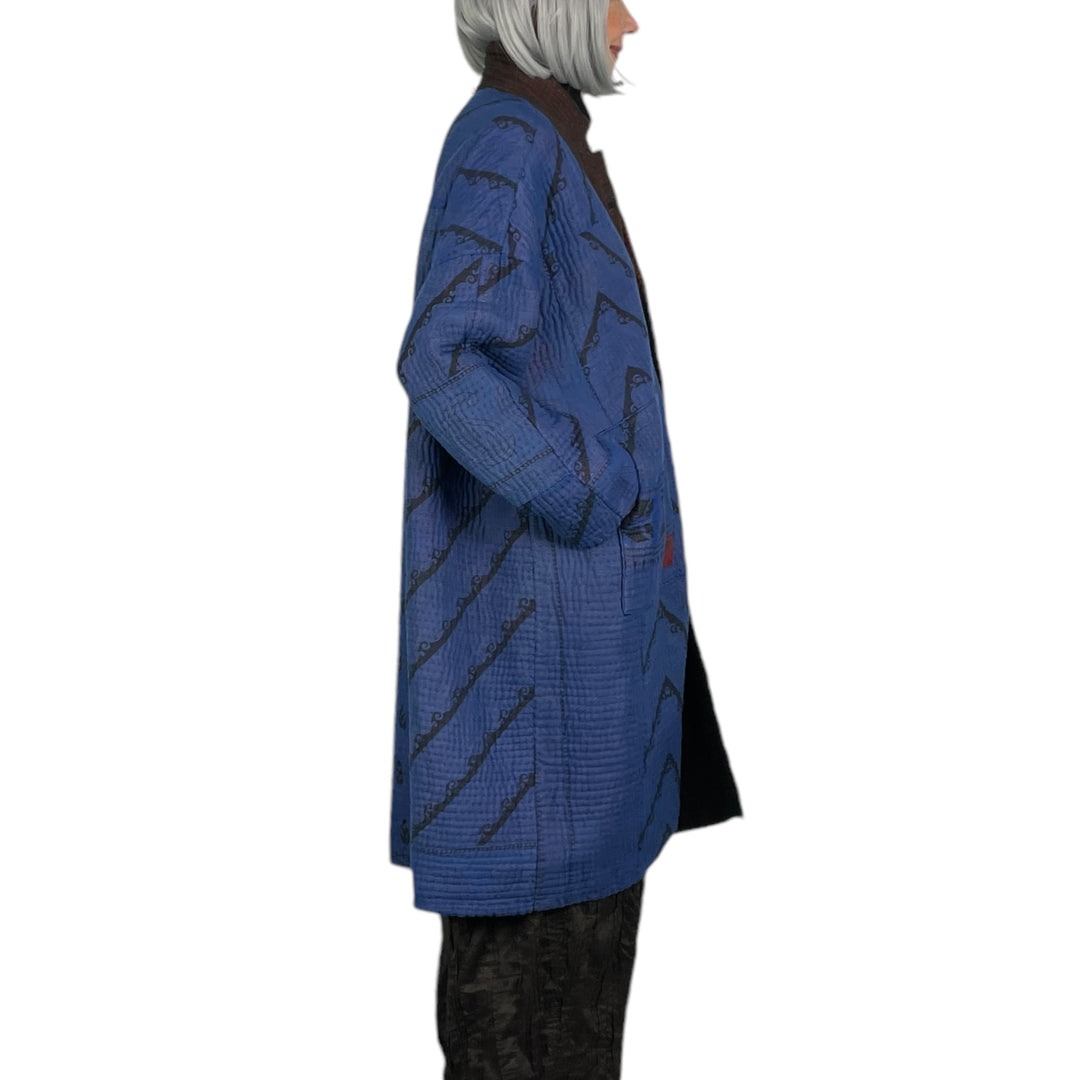 QUILTED OVERSIZED MEDIUM COAT