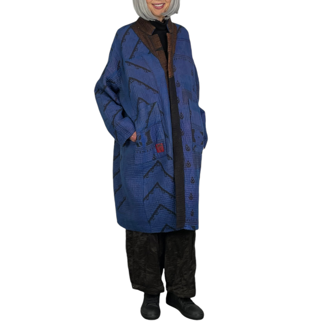 QUILTED OVERSIZED MEDIUM COAT