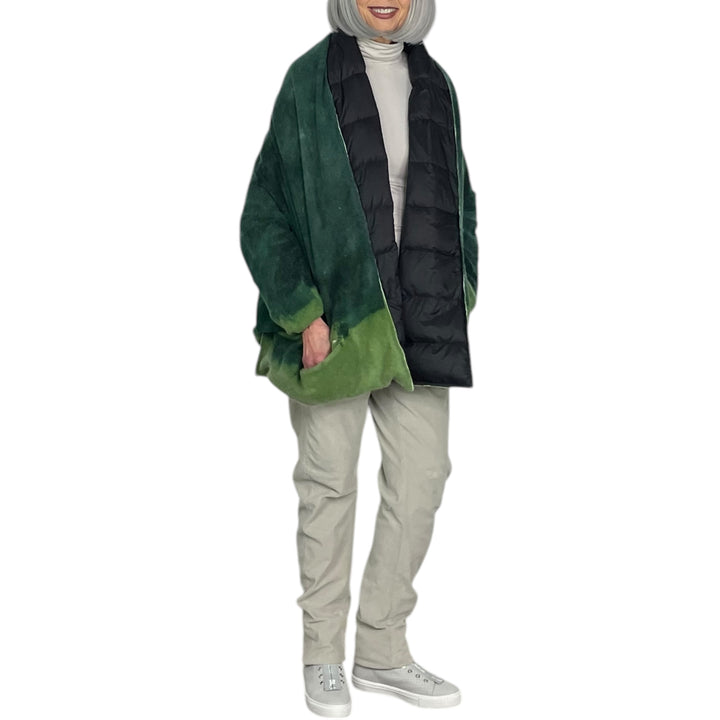 ROMEO PAINTED CASHMERE PUFFER JACKET