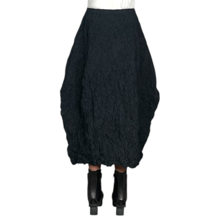 CRINKLE PLEAT A-LINE SKIRT