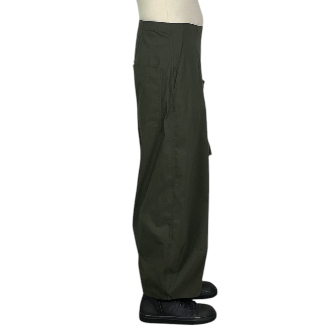 CURVED LEG CARGO TROUSER