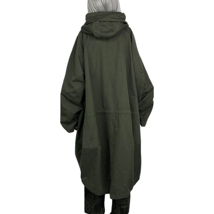 HEAVY COTTON HOODED COAT