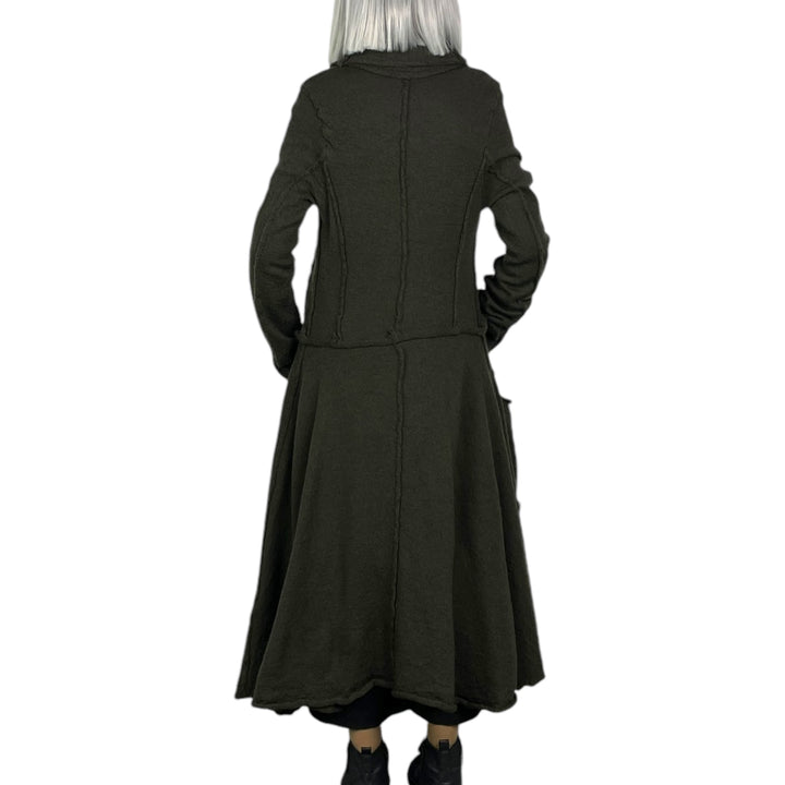 BOILED WOOL COAT