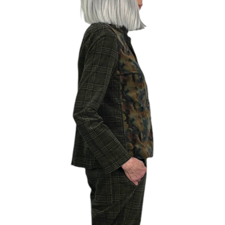 PLAID/FLORAL ADEL JACKET