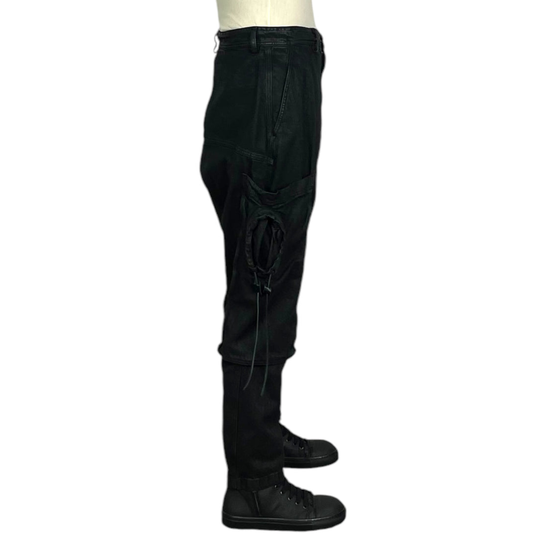 COATED DENIM CARGO PANT