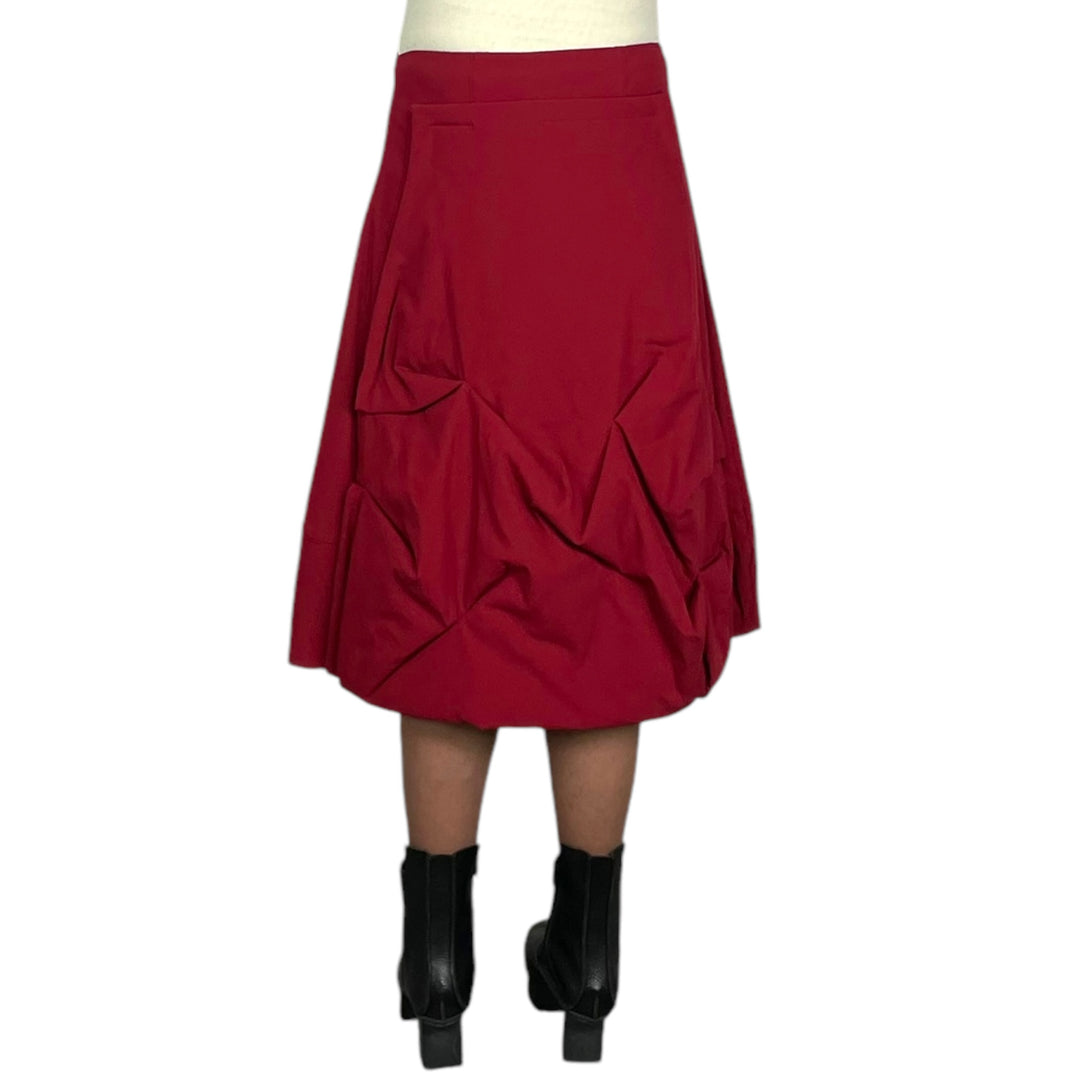 CRINKLE A-LINE SKIRT