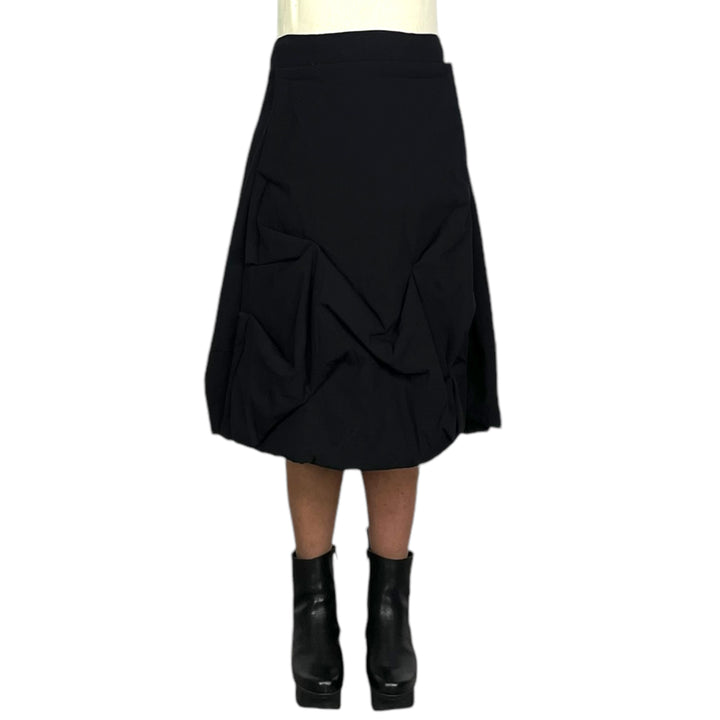 CRINKLE A-LINE SKIRT